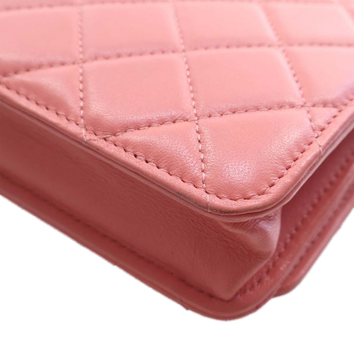 Chanel CC Matelassé Cuir d’agneau anse supérieure à rabat