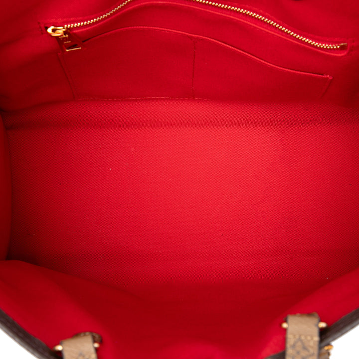 Louis Vuitton Giant OnTheGo MM Monogram Reverse Marron – vue 4 – GABY PARIS