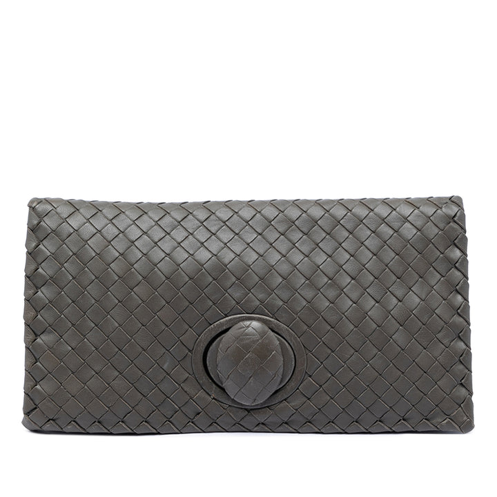 Bottega Veneta Nappa Intrecciato Turn Lock Pochette