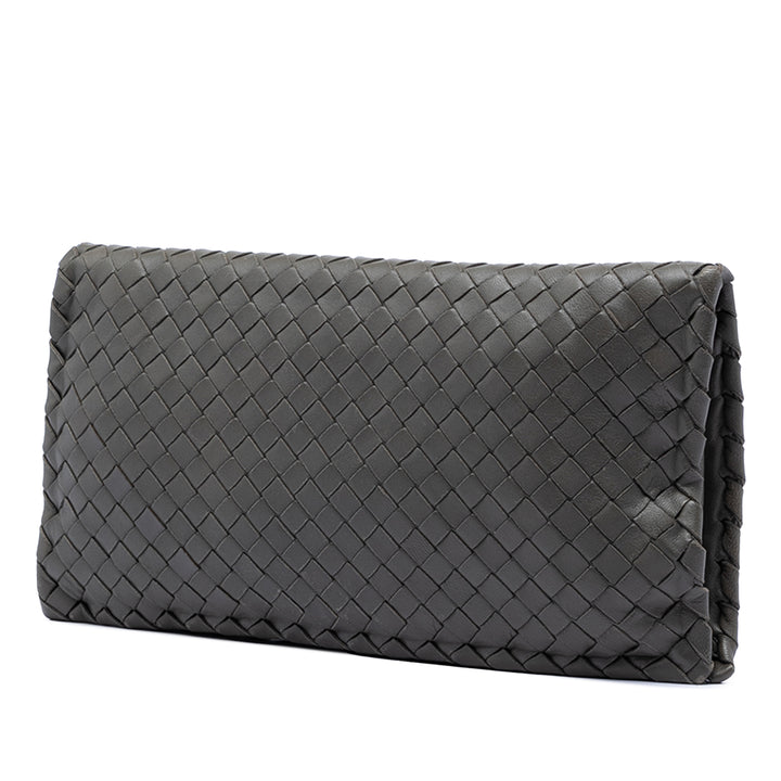 Bottega Veneta Nappa Intrecciato Turn Lock Pochette