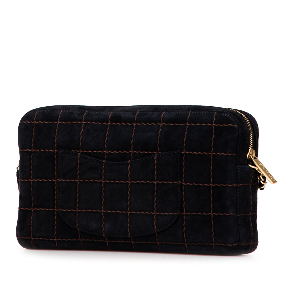 Chanel CC Chocolate Bar Daim Chain Camera Bag Noir – GABY PARIS Authentique