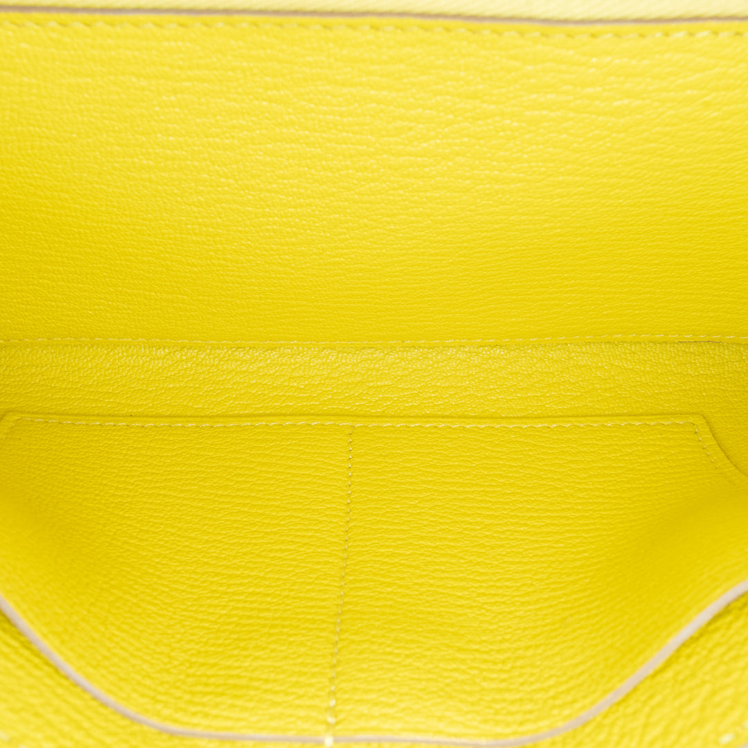 Chevre Mysore Kelly To Go Wallet Yellow - Gaby Paris