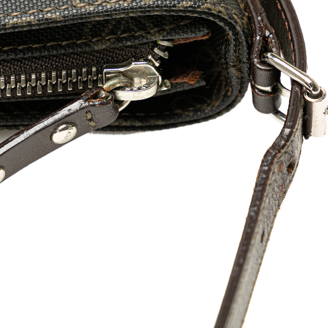 Anagram Canvas Crossbody Black - Gaby Paris