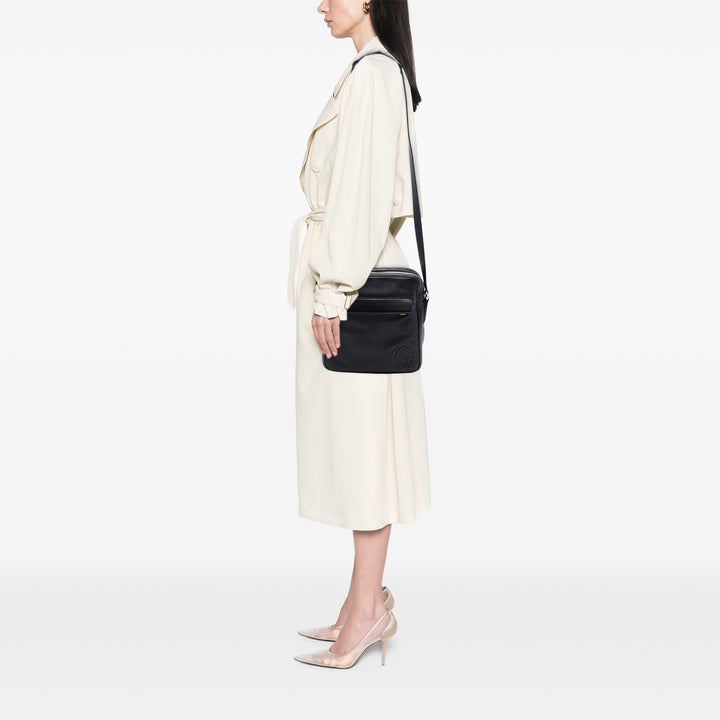 Gucci Medium Pebbled Cuir de veau Soho Messenger Sac