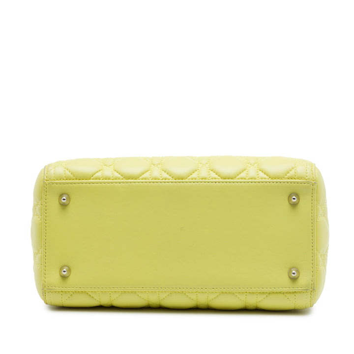 Dior Medium Cuir d’agneau Cannage Lady Dior