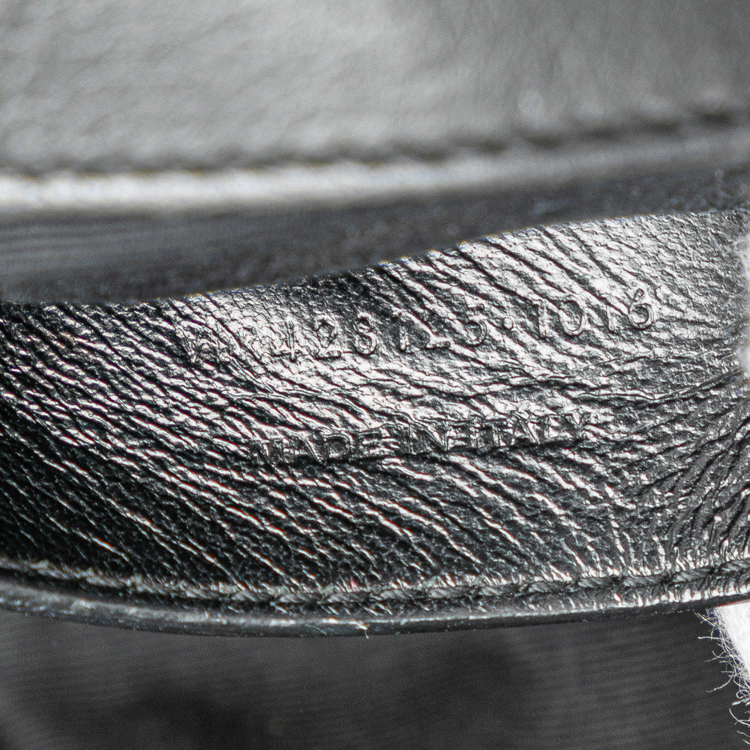 Saint Laurent Medium Monogram Heart Patchwork Chain Wallet