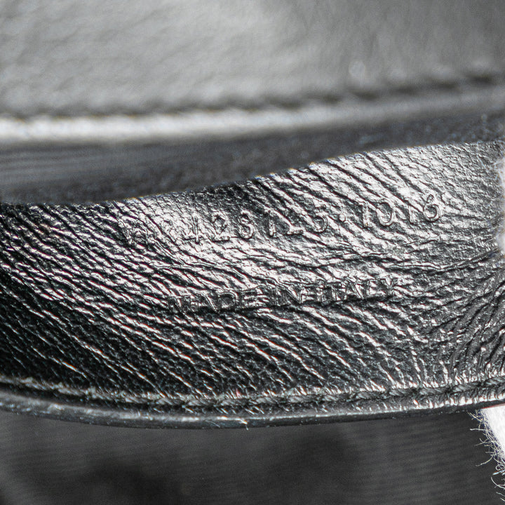 Saint Laurent Medium Monogram Heart Patchwork Chain Wallet