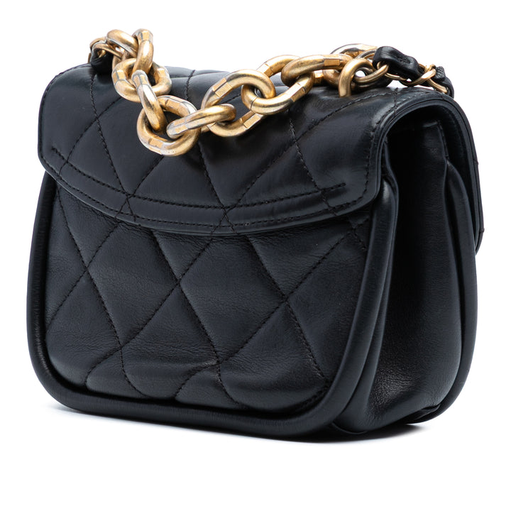 Chanel Matelassé Chaîne à rabat Mini Cuir d'agneau