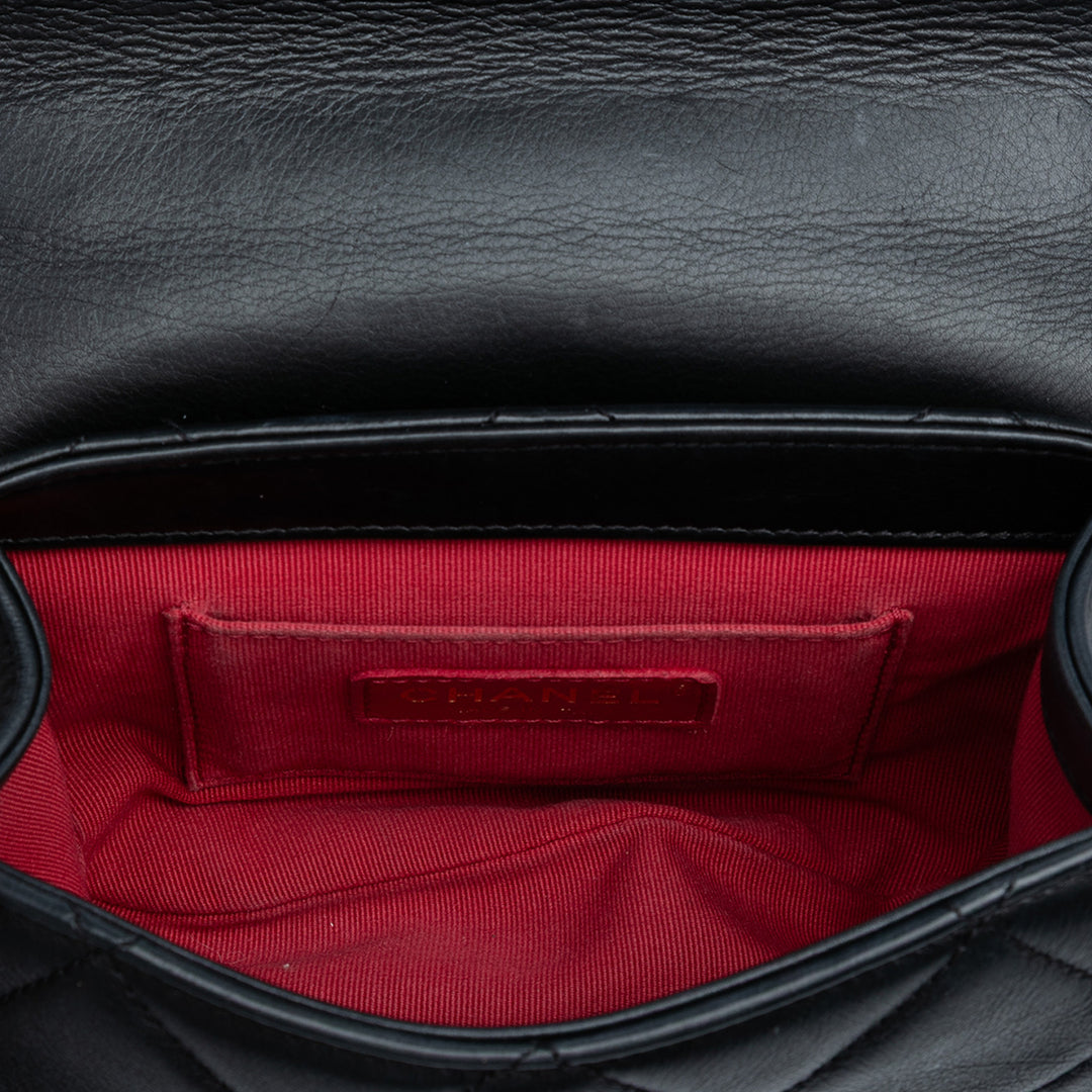 Chanel Matelassé Chaîne à rabat Mini Cuir d'agneau