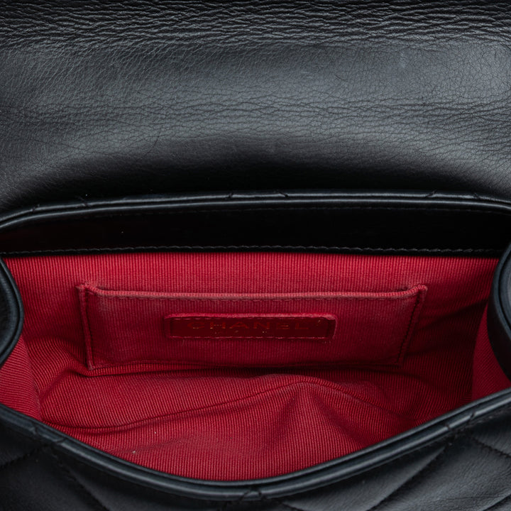 Chanel Matelassé Chaîne à rabat Mini Cuir d'agneau