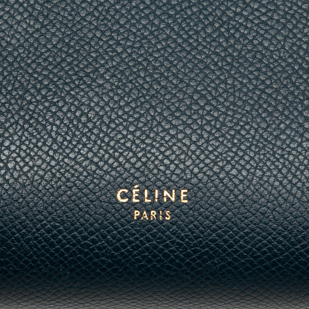Celine Ceinture grainé Micro Cuir de veau grainé Bleu – vue 5 – GABY PARIS