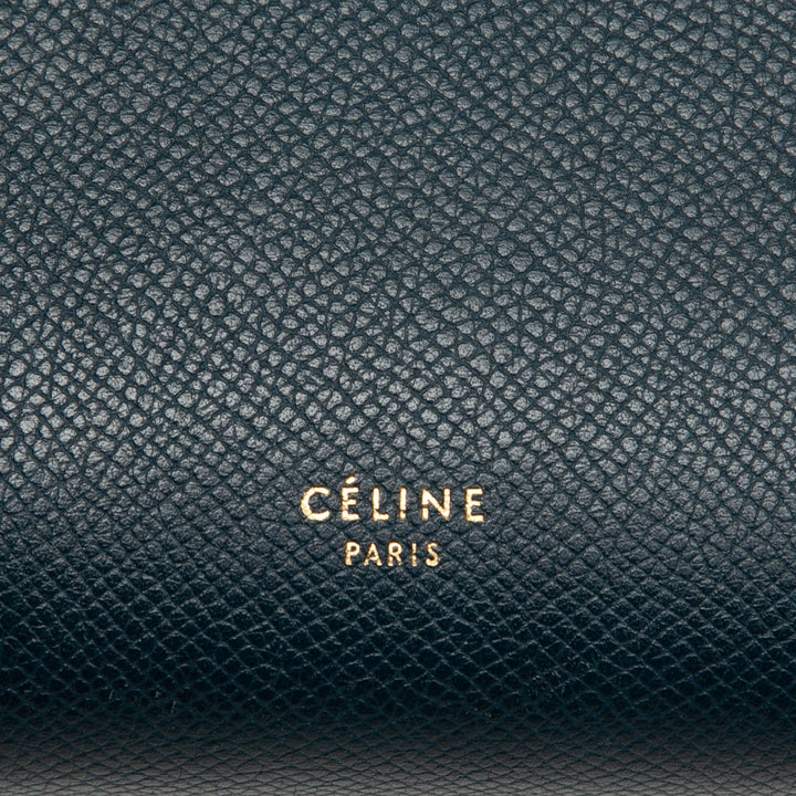 Celine Ceinture grainé Micro Cuir de veau grainé Bleu – vue 5 – GABY PARIS