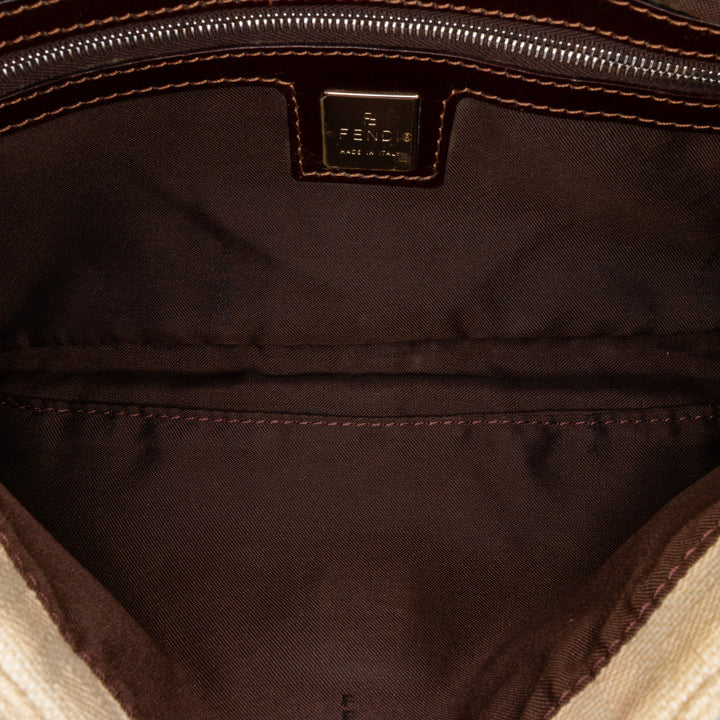 Zucca Canvas Baguette Brown - Gaby Paris