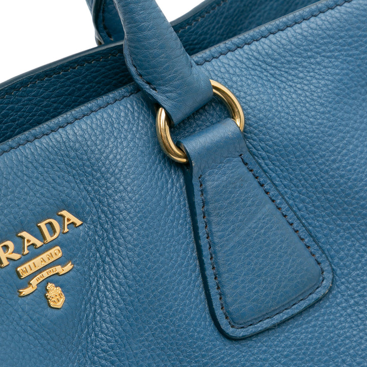 Prada Vitello Daino Open Convertible Cabas