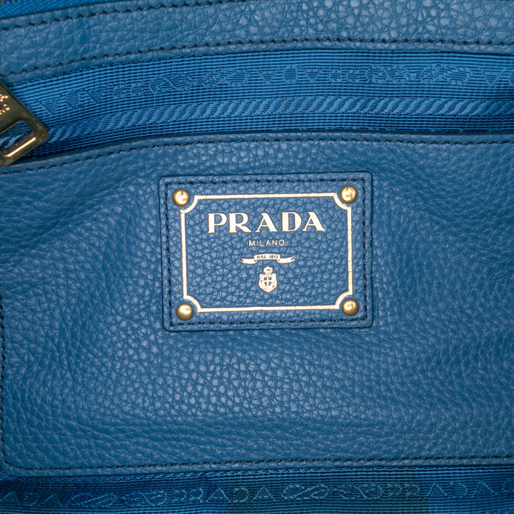 Prada Vitello Daino Open Convertible Cabas