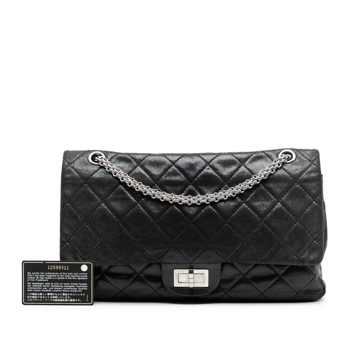 Chanel Iridescent Matelassé Cuir d’agneau Reissue 2.55 Double rabat 227