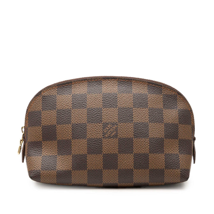 Trousse de maquillage PM Damier Ébène Marron
