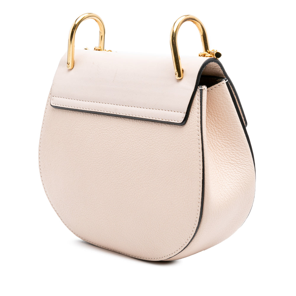 Mini Leather Drew Crossbody Brown - Gaby Paris