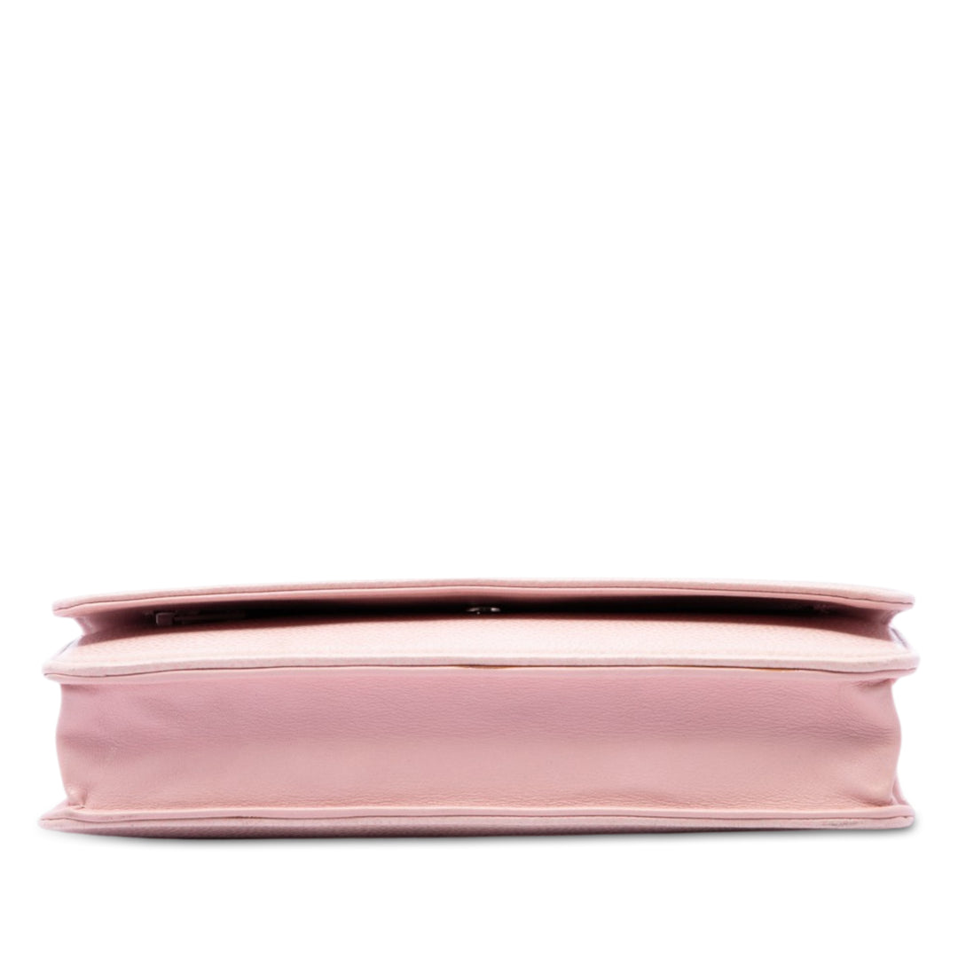 Chanel CC Wallet on Chain Cuir caviar Rose