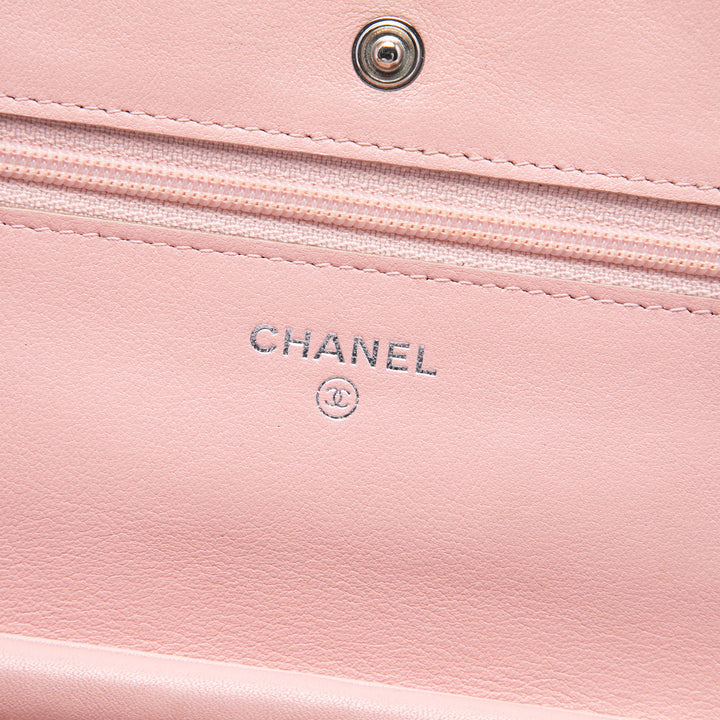 Chanel CC Wallet on Chain Cuir caviar Rose