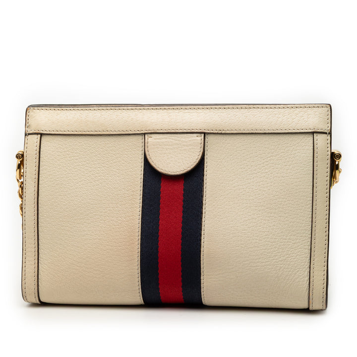 Gucci Small Cuir de veau Web Ophidia Chain Sac porté croisé