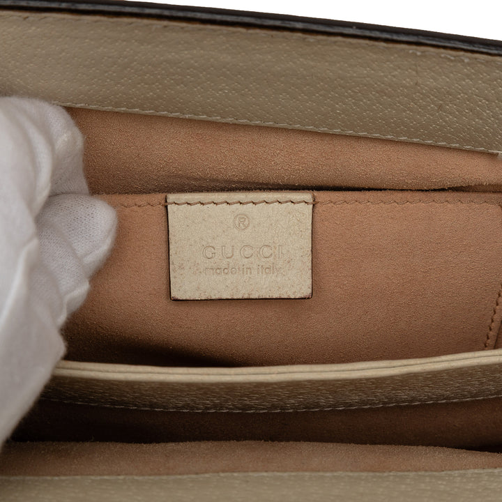 Gucci Small Cuir de veau Web Ophidia Chain Sac porté croisé