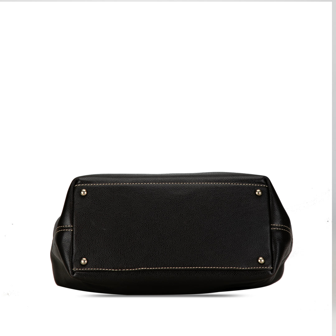 CC Caviar Tote Black - Gaby Paris