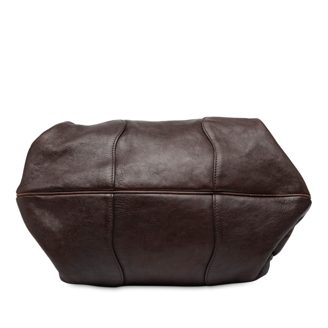 Celine Cuir Orlov Sac cartable Marron – GABY PARIS Authentique