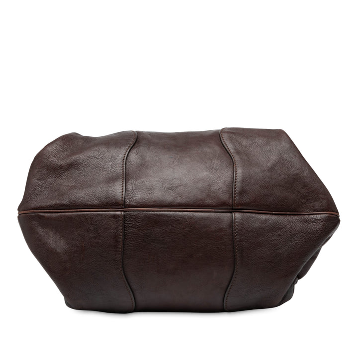 Celine Cuir Orlov Sac cartable Marron – GABY PARIS Authentique