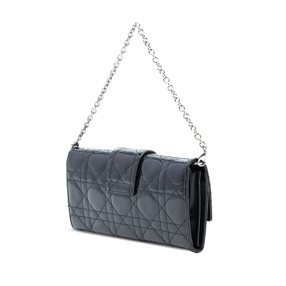 Dior Cuir verni Cannage Miss Dior Promenade Sac porté croisé – GABY PARIS Authentique