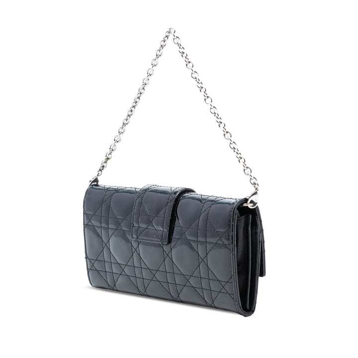 Dior Cuir verni Cannage Miss Dior Promenade Sac porté croisé – GABY PARIS Authentique