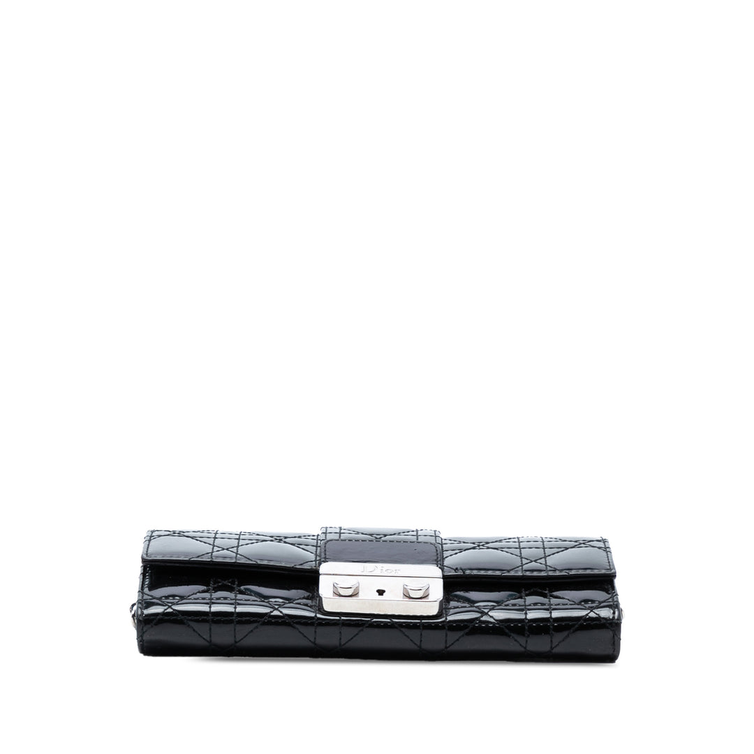 Dior Cuir verni Cannage Miss Dior Promenade Sac porté croisé – GABY PARIS Authentique