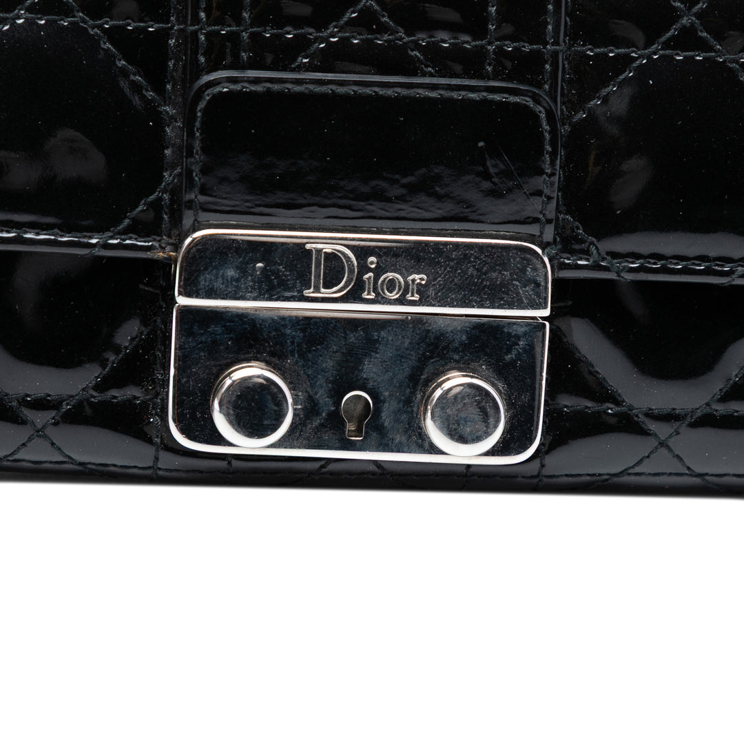 Dior Cuir verni Cannage Miss Dior Promenade Sac porté croisé – GABY PARIS Authentique