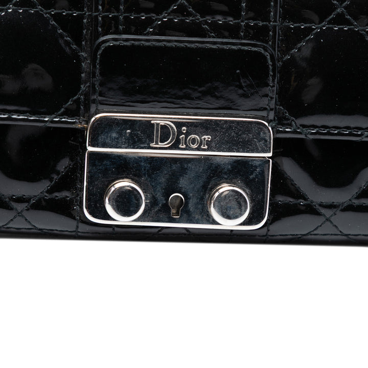 Dior Cuir verni Cannage Miss Dior Promenade Sac porté croisé – GABY PARIS Authentique