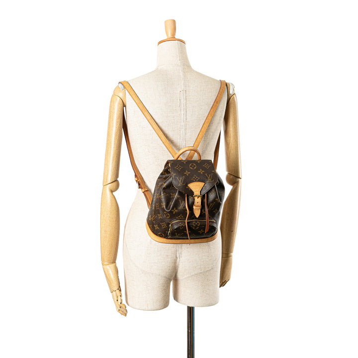 Monogram Mini Montsouris Brown - Gaby Paris