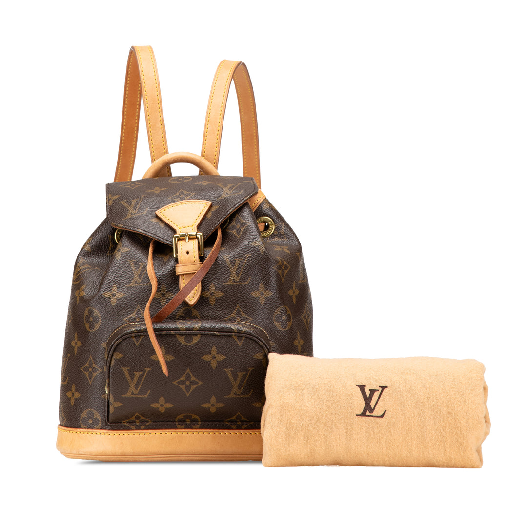 Monogram Mini Montsouris Brown - Gaby Paris