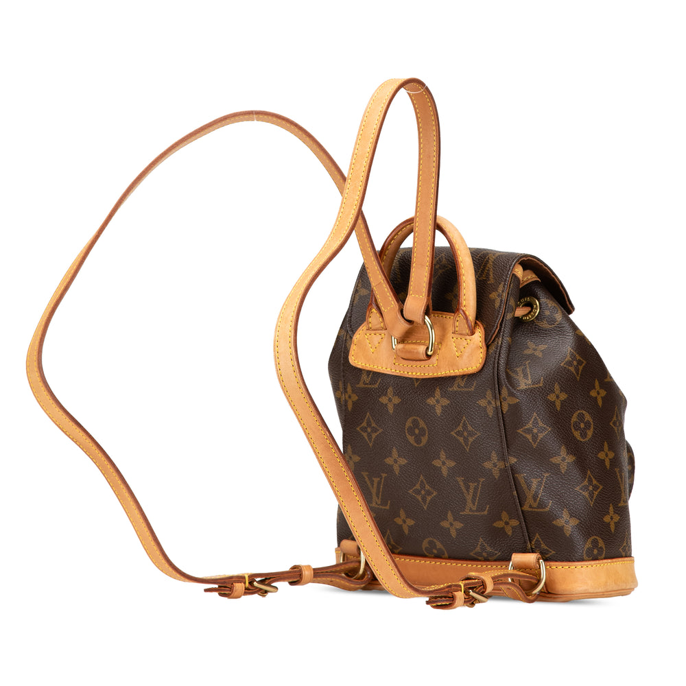 Monogram Mini Montsouris Brown - Gaby Paris