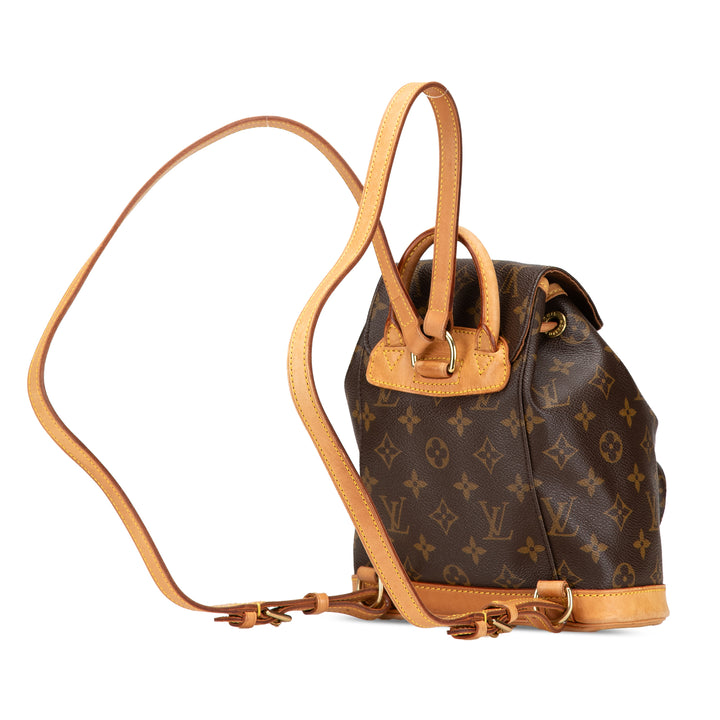 Monogram Mini Montsouris Brown - Gaby Paris