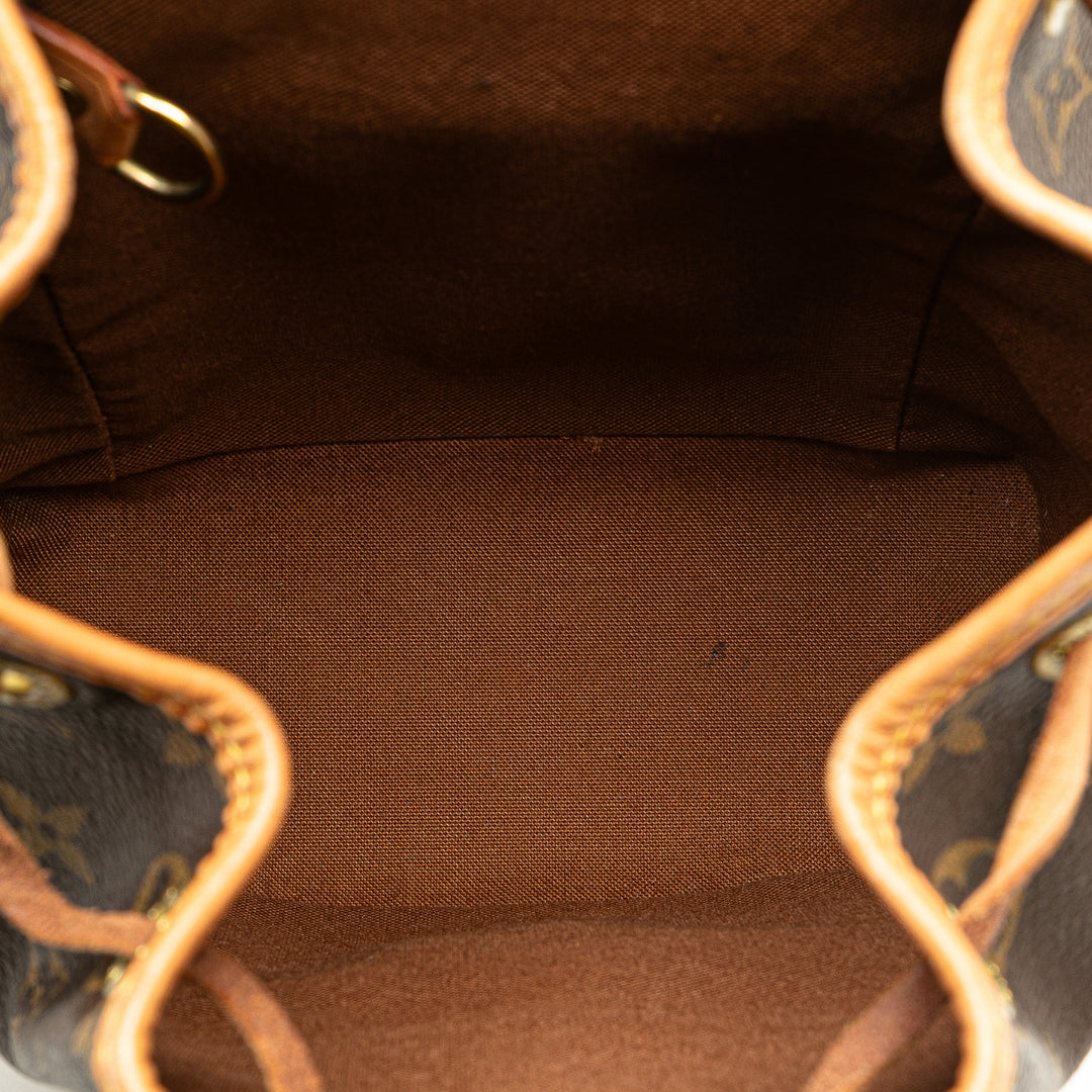 Monogram Mini Montsouris Brown - Gaby Paris