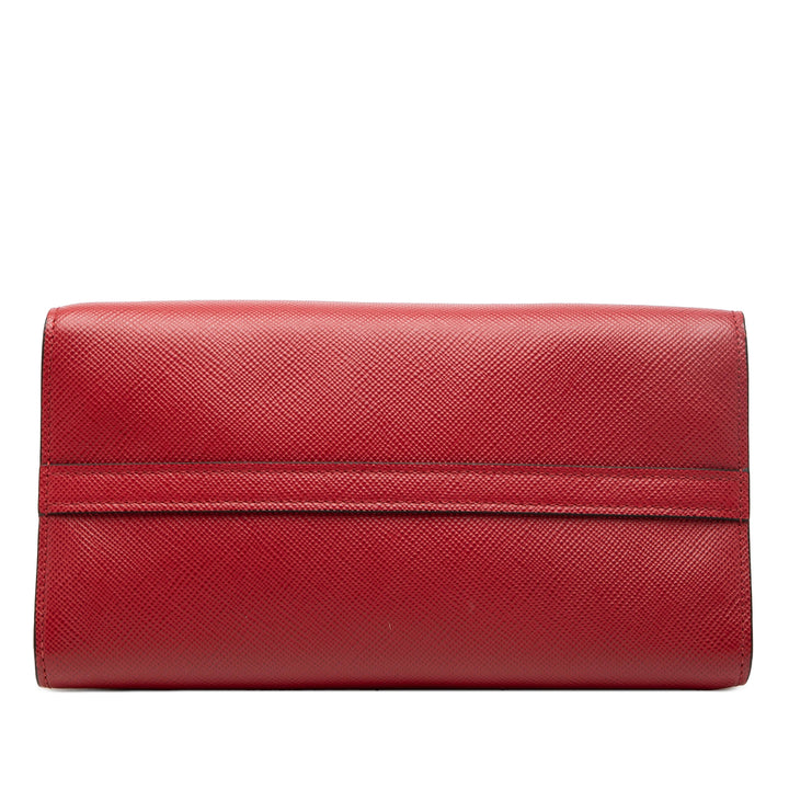 Prada Small Saffiano Cuir Monochrome anse supérieure Cabas