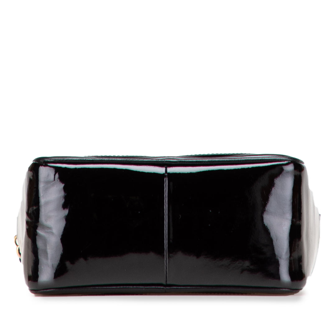 CC Patent Tassel Camera Bag Black - Gaby Paris