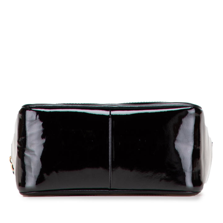 CC Patent Tassel Camera Bag Black - Gaby Paris
