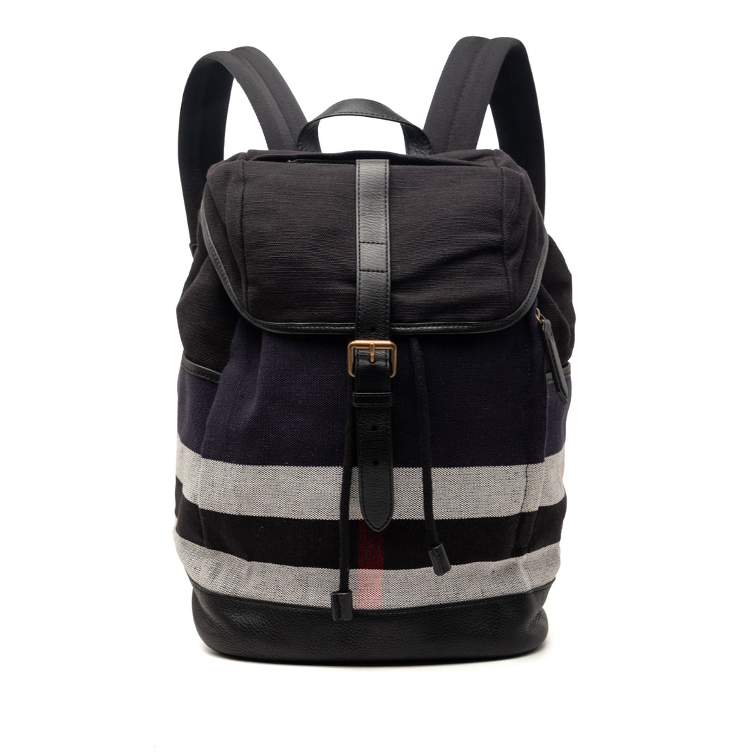 Burberry Mega Check Toile Drifton Sac à dos