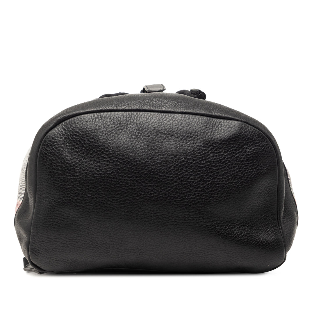 Burberry Mega Check Toile Drifton Sac à dos