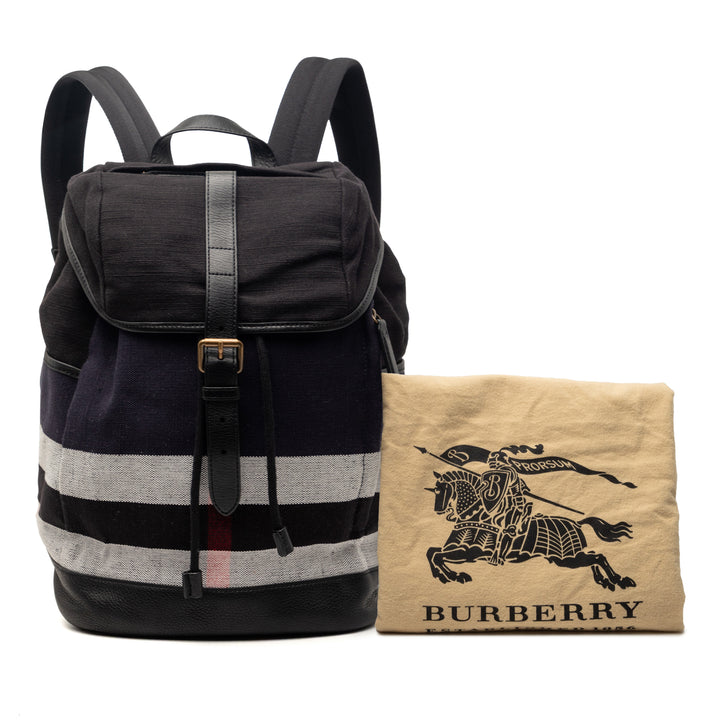 Burberry Mega Check Toile Drifton Sac à dos