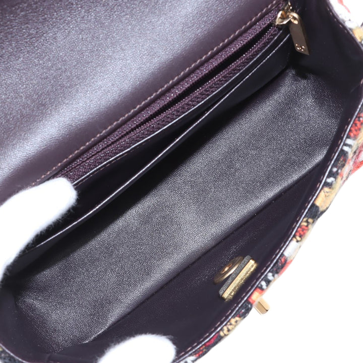 Chanel Mini Rectangular Classic Tweed Simple rabat