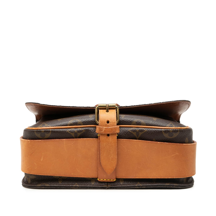 Louis Vuitton Sac bandoulière Cartouchiere Monogram MM Marron – vue 3 – GABY PARIS