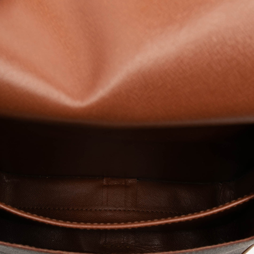 Louis Vuitton Sac bandoulière Cartouchiere Monogram MM Marron – vue 4 – GABY PARIS