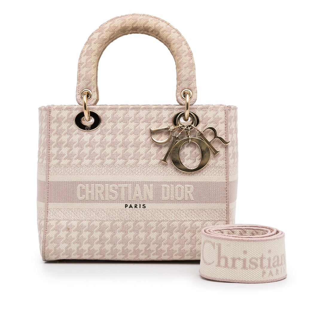 Small Houndstooth Lady D-Lite Pink - Gaby Paris