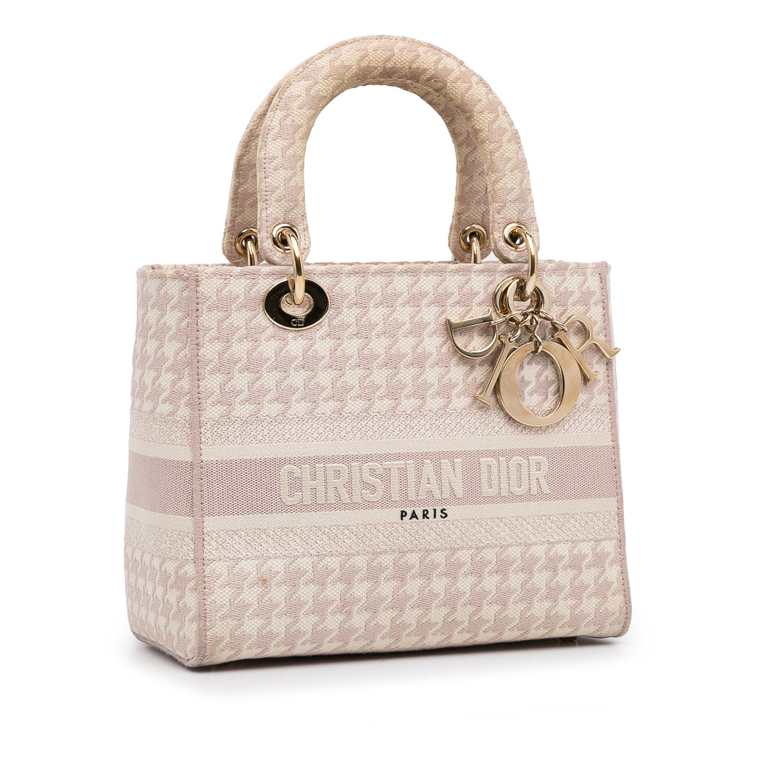 Small Houndstooth Lady D-Lite Pink - Gaby Paris